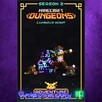 Minecraft Dungeons Luminous Night Adventure Pass for Wi