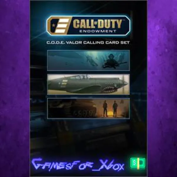 ☀️Call of Duty Black Ops III - C.O.D.E. Valor Calling Cards XBOX DLC