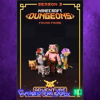 Minecraft Dungeons Fauna Faire Adventure Pass XBOX DLC