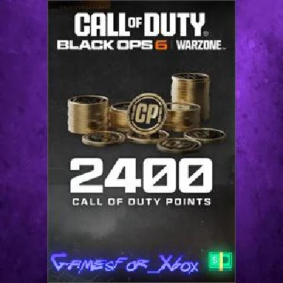 2,400 Black Ops 6 or Call of Duty Warzone Points XBOX D