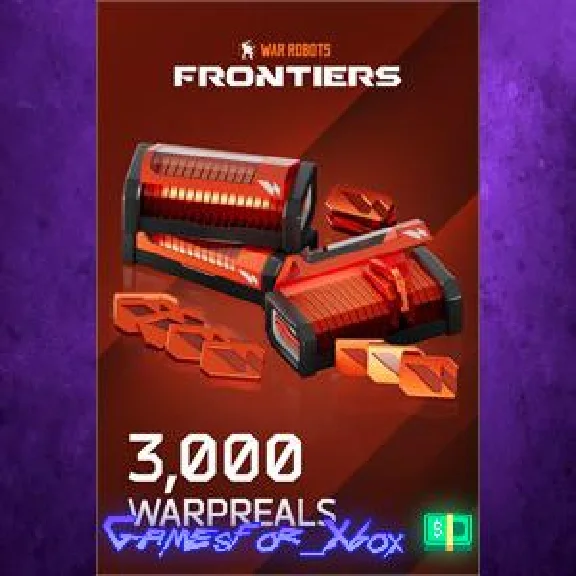 ☀️War Robots: Frontiers - 3,000 WarpReals XBOX💵DLC