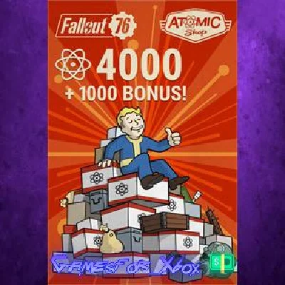 ☀️Fallout 76: 4000 (+1000 Bonus) Atoms (PC) XBOX💵DLC