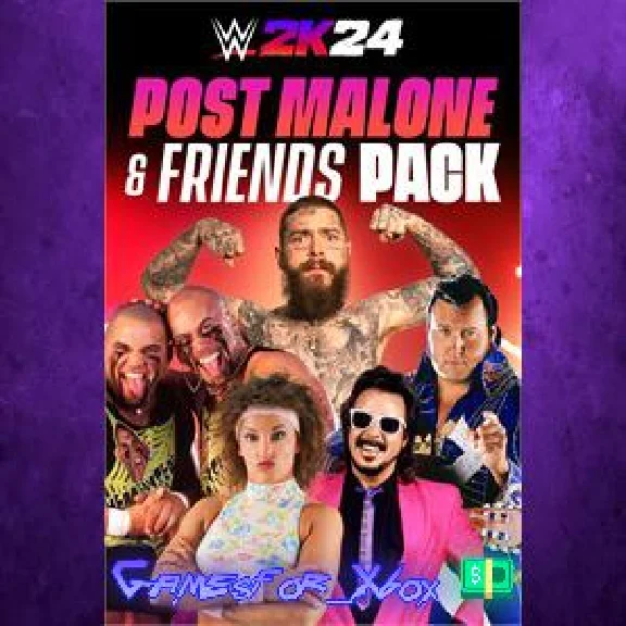 ☀️WWE 2K24 Post Malone & Friends Pack XBOX💵DLC