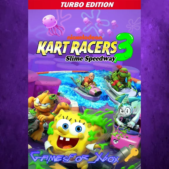 Nickelodeon Kart Racers 3 Slime Speedway Turbo Edition 