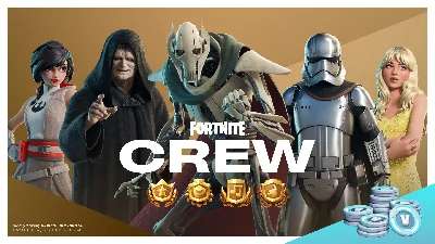 🕹️FORTNITE CREW (Battle Pass + 1000 V-Bucks) -1 month✅