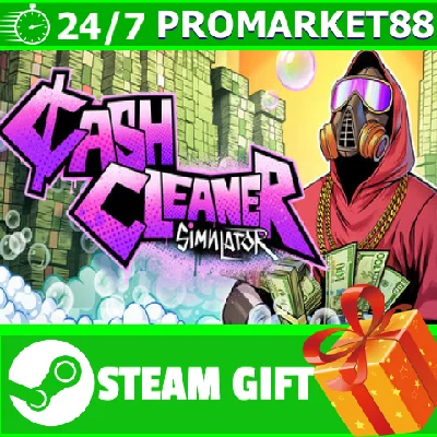 ⭐️ALL COUNTRIES⭐️ Cash Cleaner Simulator STEAM GIFT