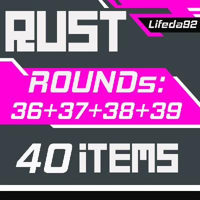 🔥 RUST SKINS✦TWITCH DROPS✦Round 36+37+38+39✦40 ITEMS🎁