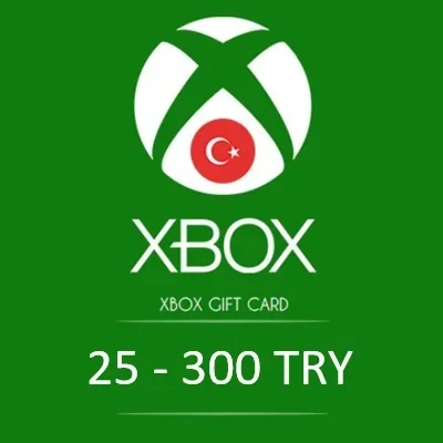Xbox Gift Card 🔵 25-50-100-300 TL (TRY) Türkiye
