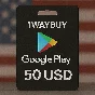 США🪁ГУГЛ ПЛЕЙ 50 USD🪁Подарочная карта код оплаты