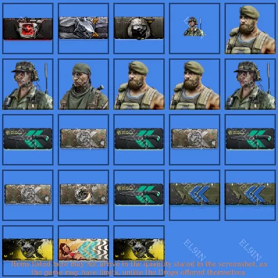 🎁Warface⭐Twitch Drops⚜️23 items + 🎁