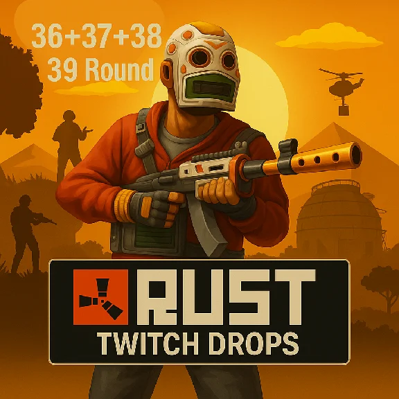 🎮RUST | TWITCH DROPS | ROUND 36-37-38-39 | 40 SKINS