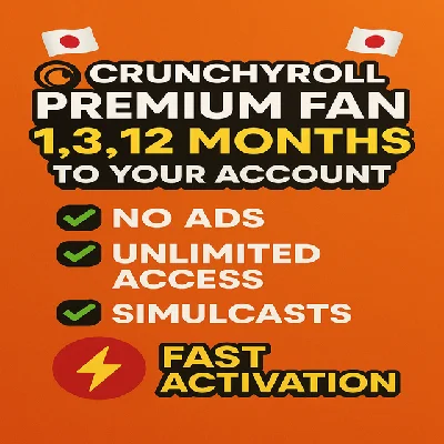 Crunchyroll Premium Fan 1,3,12 Months To Your Account