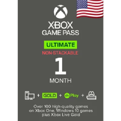 Xbox Game Pass ULTIMATE RENEWAL non-stack USA 1 Month