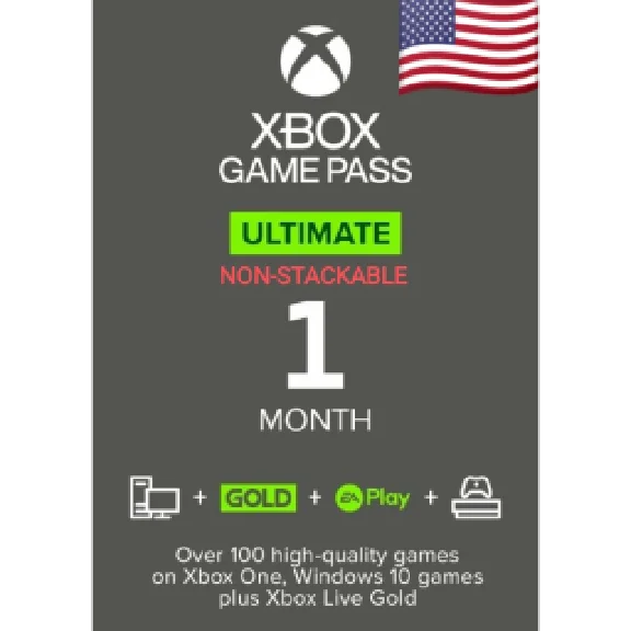 Xbox Game Pass ULTIMATE RENEWAL non-stack USA 1 Month