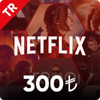 🇹🇷 300 TL Code Netflix Turkey Gift Card (All acc)
