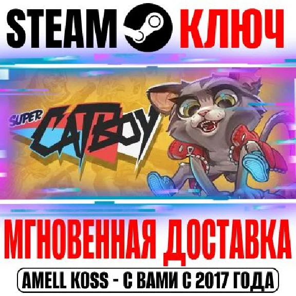 Super Catboy Steam Key Global +Bonus