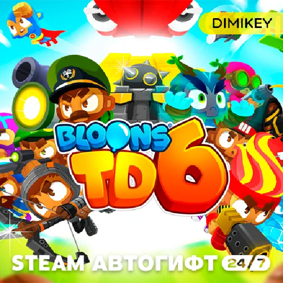 🟨 Bloons TD 6 Steam Autogift RU/KZ/UA/CIS