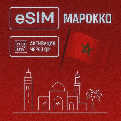 eSIM  Туристическая  Airalo  - Марокко - Безлимит