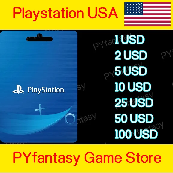 🔑PlayStation PSN USD 1-2-3-4-5 US⚡️  Gift Cards🎁