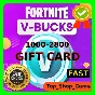🔥 FORTNITE Gift Card 1000 - 2800 V-Bucks EPIC Game 🔥
