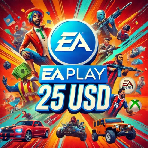 ✅EA Play🔥Подарочная карта на25 долларов США(регионСША)