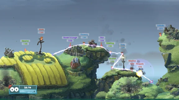 Worms Battlegrounds + Worms W.M.D XBOX [ Code 🔑 Key ]