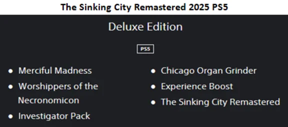 The Sinking City Remastered 2025 P3 Rent from 15 day