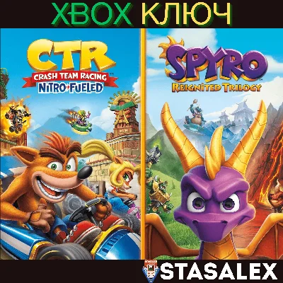 CRASH TEAM RACING NITRO-FUELED + SPYRO XBOX🔑KEY