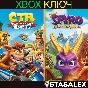 CRASH TEAM RACING NITRO-FUELED + SPYRO XBOX🔑KEY