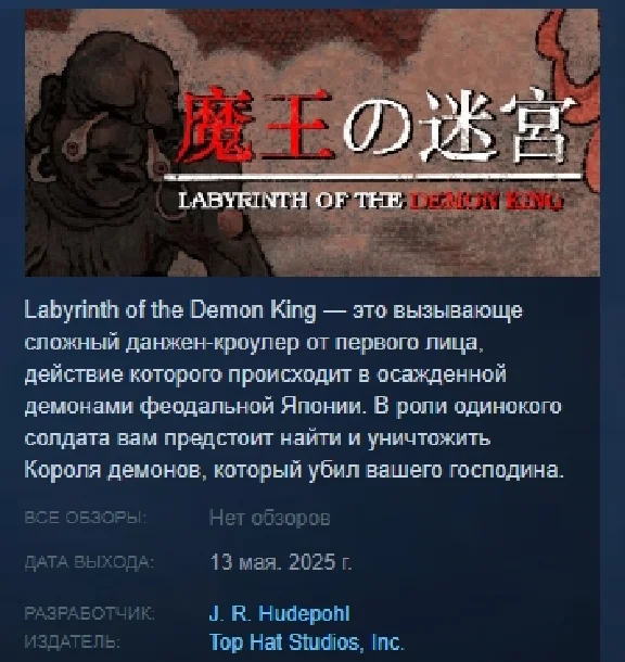Labyrinth Of The Demon King АВТОДОСТАВКА STEAM РОССИЯ