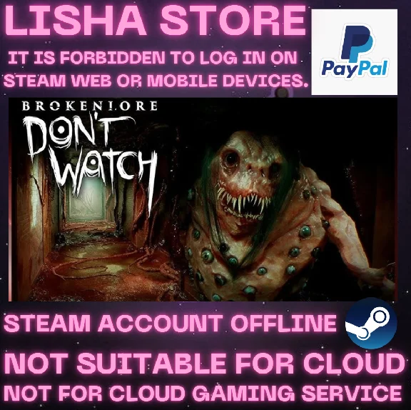 BrokenLore: DON´T WATCH Steam Offline Paypal