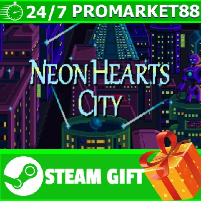 ⭐️ALL COUNTRIES⭐️ Neon Hearts City STEAM GIFT