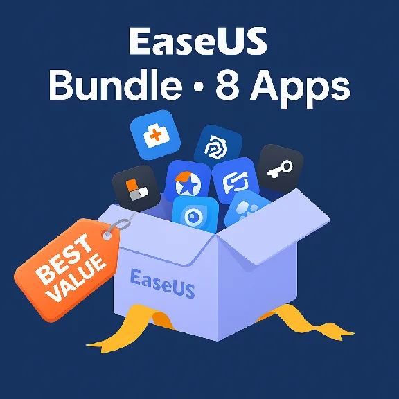 EaseUS Mega Bundle - 8 Softwares - 1 Year License Key