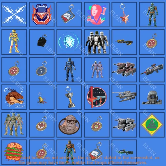 🌌Halo Infinite👾Twitch Drops✅35 items + 🎁