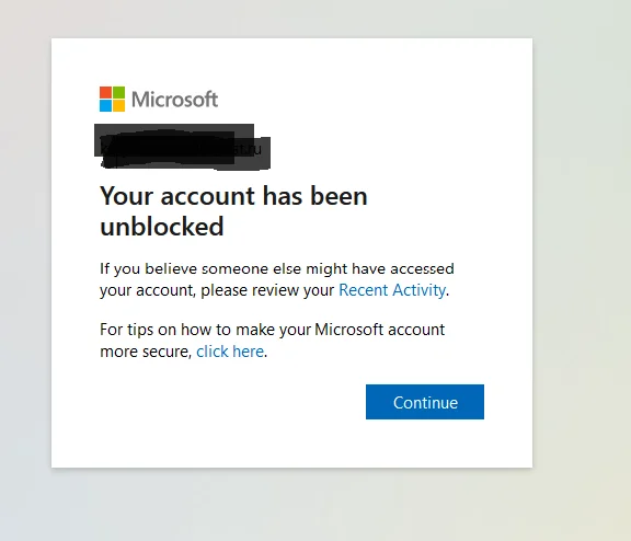 Unlocking Microsoft/Xbox Account - Global SMS - Unblock
