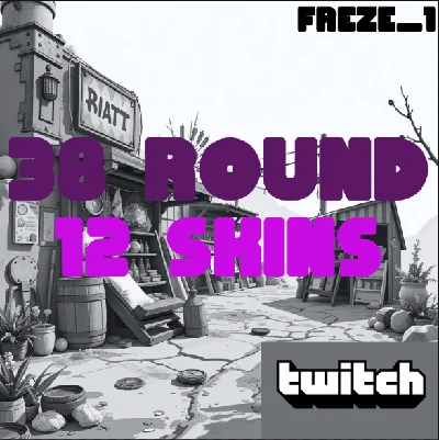 RUST TWITCH DROP 🥶38 ROUND 12/12 SKINS🥶