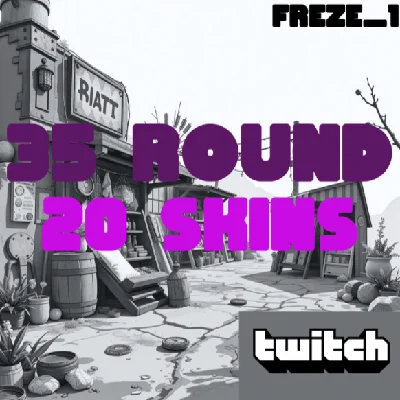 RUST TWITCH DROP 🥶35 ROUND 20/20 SKINS🥶