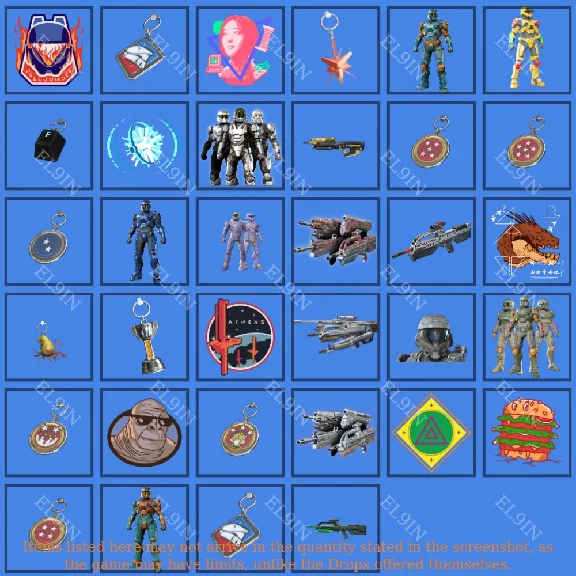 🎁Halo Infinite👑Twitch Drops🥇34 items + 🎁