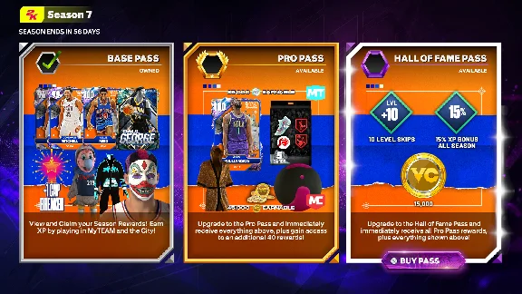 NBA 2K25 Hall of Fame Pass: Season 7 DLC * STEAM RU ⚡