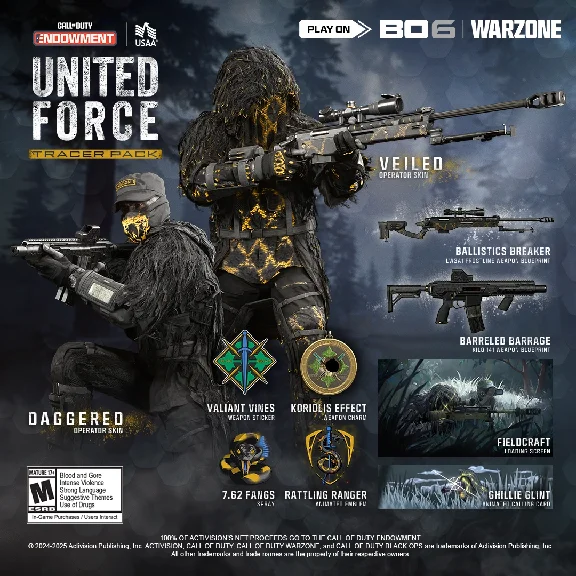 НАБОР ОБЪЕДИНЕННЫЕ СИЛЫ CoD BLACK OPS 6 🔑