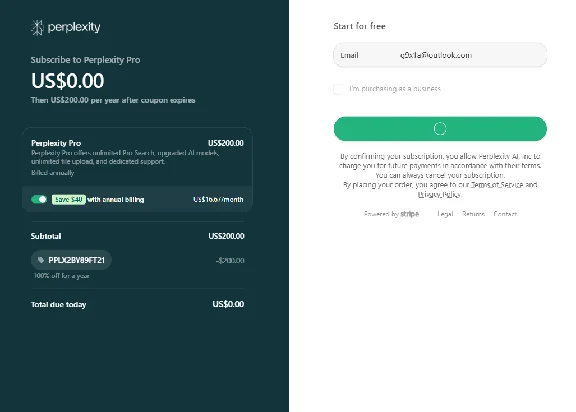 ⚡Perplexity AI Pro | 1 Month/Year | Instant Activation⭐