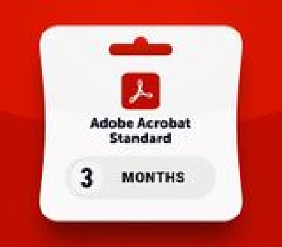 Adobe Acrobat Standard - Key - 3 Months Global