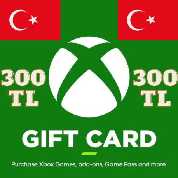 🔻Xbox⚡Gift Card ⚡300 TL (TURKEY)🇹🇷