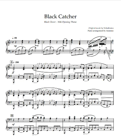 Black Catcher (Black Clover OP10) Vickeblanka - Animenz