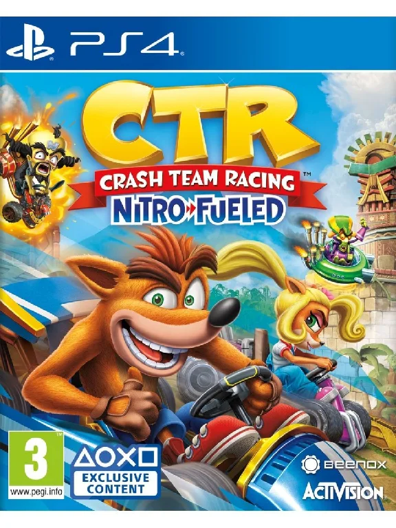 Crash Team Racing+GTA V+PLUS+3 Games EU PS4/PS5✅