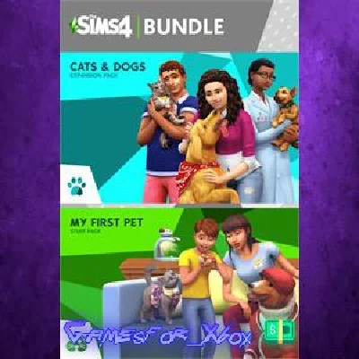 The Sims 4 Cats and Dogs Plus My First Pet Stuff Bundle