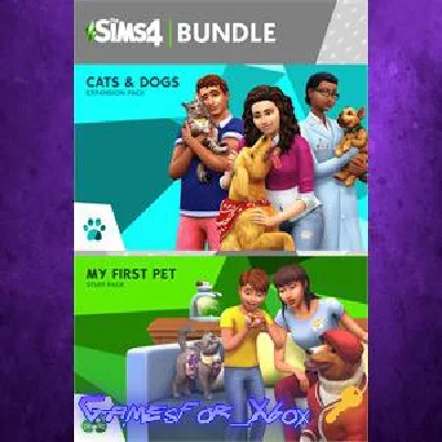 The Sims 4 Cats and Dogs Plus My First Pet Stuff Bundle
