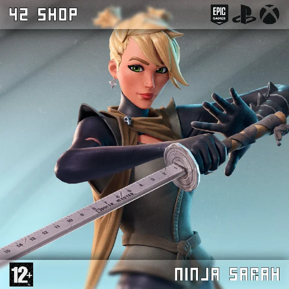 ✅Ninja Sarah Pack👹1500 V-BUCKS👹Fortnite👹Activation