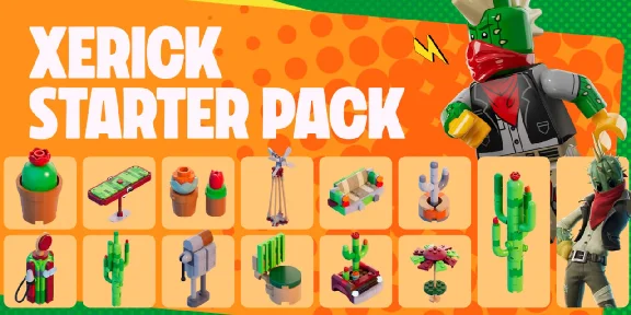 ⭐ Fortnite - Xerick Starter Pack DLC ZA XBOX One / Xbox