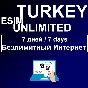 7days UNLIMITED INTERNET in Turkey eSIM exclusive offer